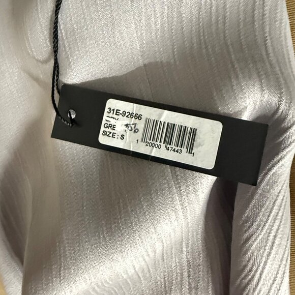 Bobi Black Sleeveless Maxi Dress Small Grey V-Neck - Picture 3 of 11